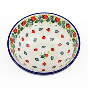 Miska ceramiczna 058 h-7,5cm <br> 2709X Truskawki